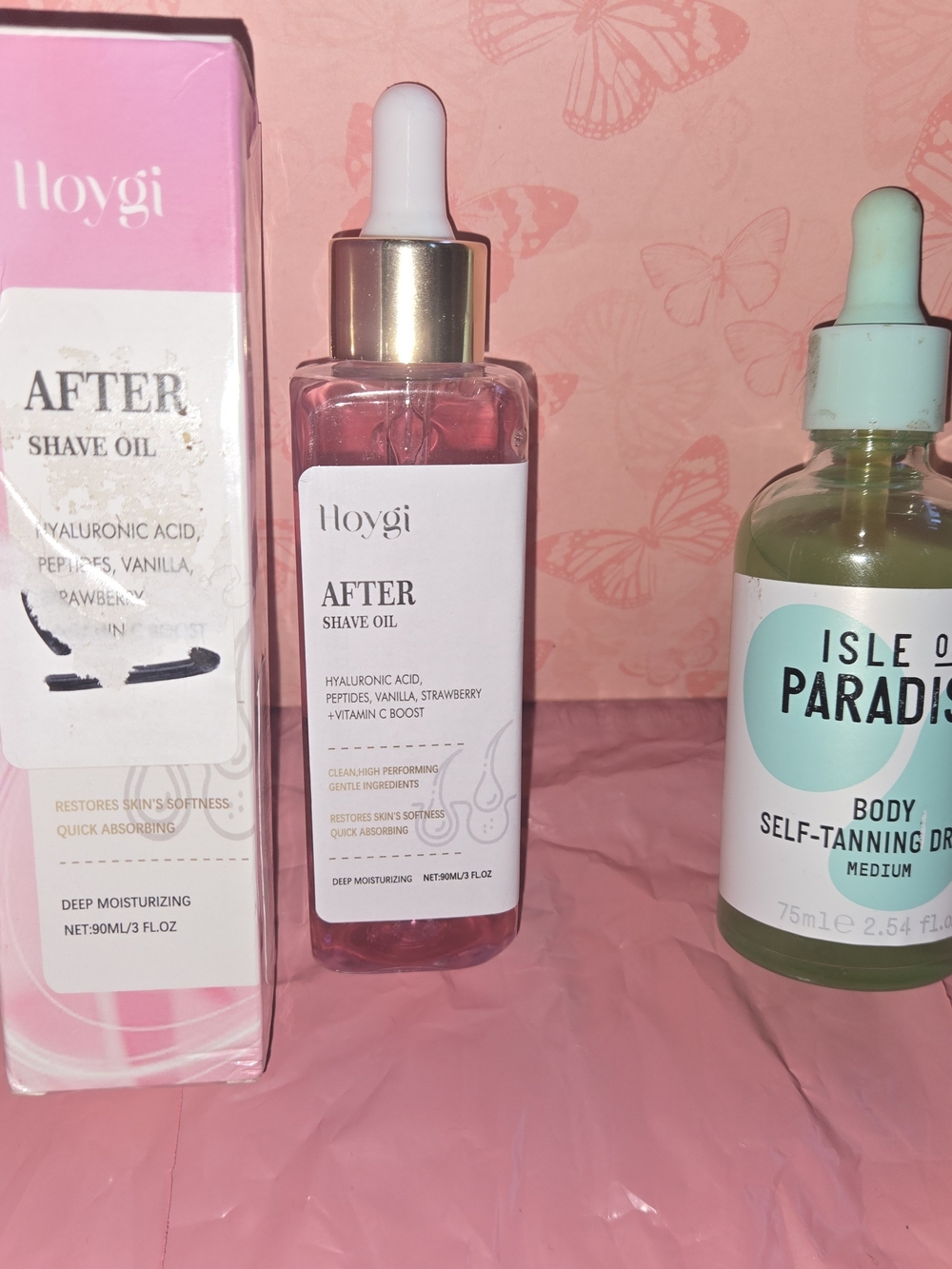 After Shave Oil & Self-Tanner